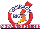 Conrad's Big "C" Signs